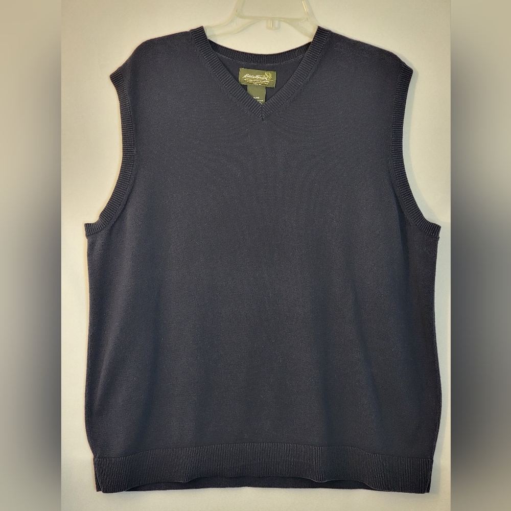 Eddie Bauer Men's V-Neck Sweater Vest Size XL